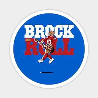 Brock And Roll - Niners Magnet